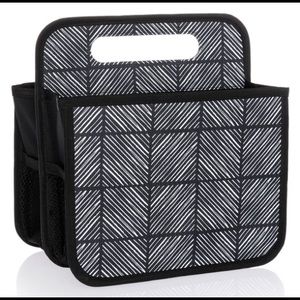 Double Duty Caddy in Chevron Squares